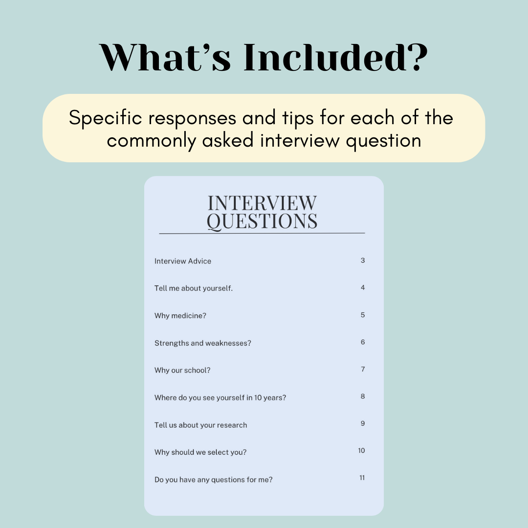 Medical School Interview Guide