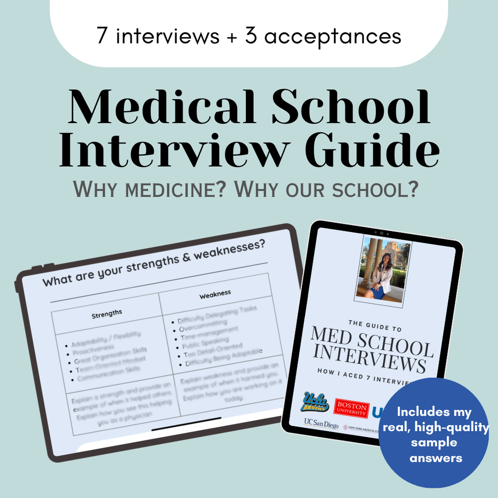 Medical School Interview Guide Erica MCAT Tutor