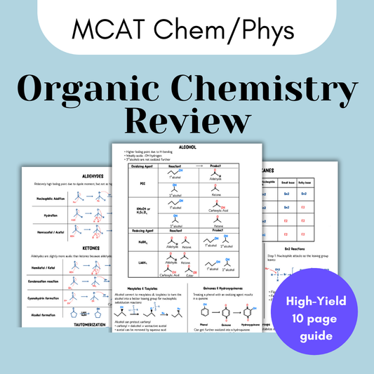 Organic Chemistry High Yield Review